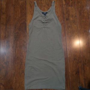 Forever 21 Olive Body Con Dress